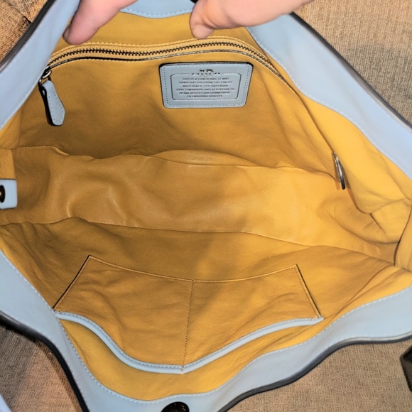 Coach large Nomad Cornflower blue 36026 - Picture 7 of 8